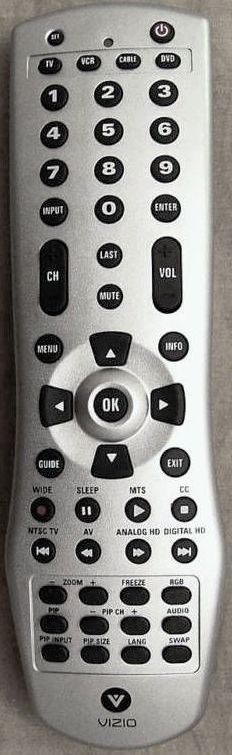 VIZIO 0980-0303-5020 (66700BA0-010-R) Remote Control