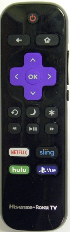HISENSE 55R6E 60R6E 65R6E ROKU TV Remote Control 58R6E