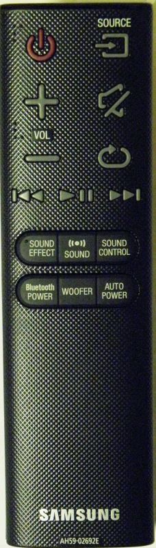 SAMSUNG AH59-02692E Sound Bar Remote