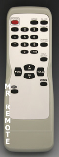 FUNAI-SYLVANIA-SYMPHONIC-DURABRAND NE122UD Remote Control