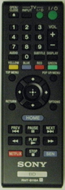 SONY RMT-B118A Remote Control