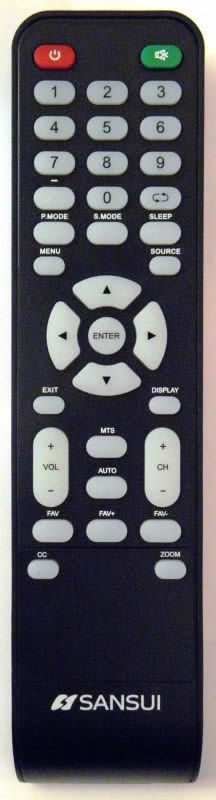 SANSUI SLED6523 TV Remote