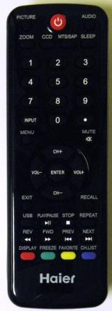 HAIER TV-5620-129 Remote Control