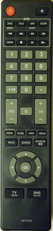 MAGNAVOX URMT45FNT004 45FNT004 TV/DVD Remote